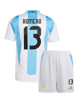 Argentina Cristian Romero #13 Dječji Domaci Dres kompleti Copa America 2024 Kratak Rukavima (+ kratke hlače)